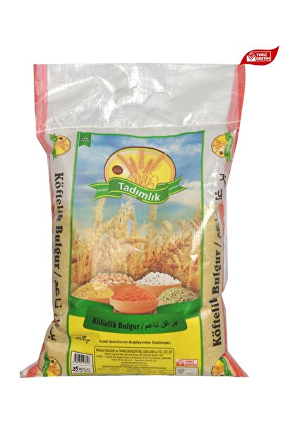 Tadımlık Urfa Köftelik Çiğköftelik Ince Bulgur 25 Kg