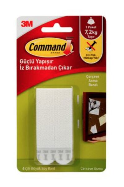 3M Command 17206 Çerçeve Askı Bandı 6 Paket
