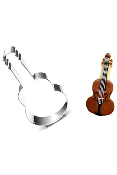 Herşey Nota قالب كوكي الكمان المعدني