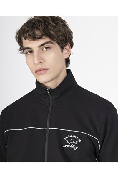 PAUL&SHARK Men's Zipped Sweatshirt C.wCotton