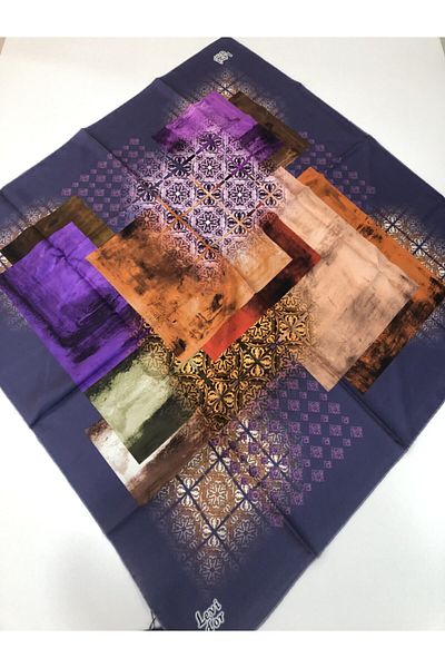 Levidor Γυναικείο μεταξωτό μαντήλι Twill I-2233