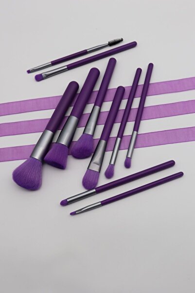 ruby face Σετ πινέλων μακιγιάζ Neon 10 τεμαχίων (μωβ)