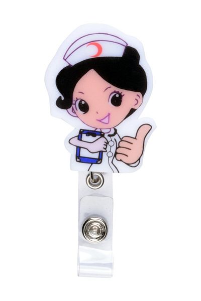 Nur Ortopedi Trust Me Themed Nurse Yoyo Collar Card Holder