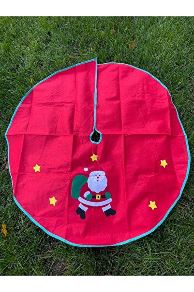 Genel Markalar Yılbaşı Özel Kartanesi Süslü Keçe Çam Ağacı Altı Örtüsü 105cm ...