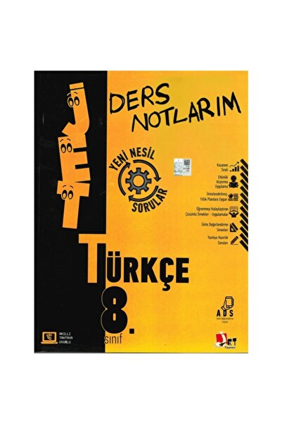Jet Yayınları 8. Sınıf Türkçe Ders Notlarım