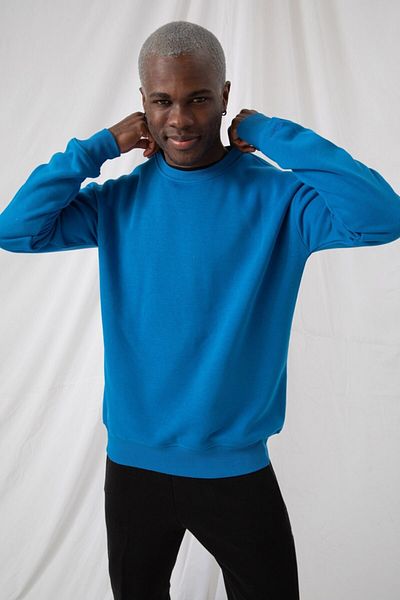 gothamvibes Ανδρικό φούτερ Vibe Oversize Μπλε