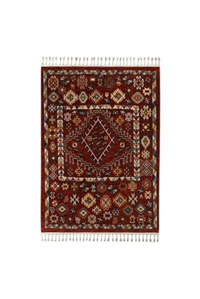 Koza Halı 160x220 cm Back To Home Halı 80014a-bordo