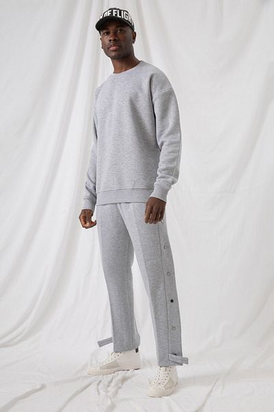 gothamvibes Ανδρικό φούτερ Vibe Oversize Γκρι