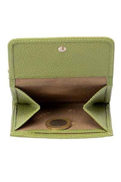 Tergan Yeşil Deri Kadın Cüzdan 05627g8z