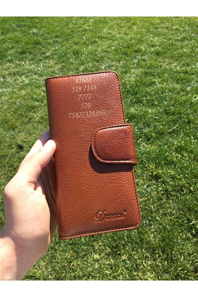 DERKON Flower of Life Printed Genuine Leather Women's Wallet