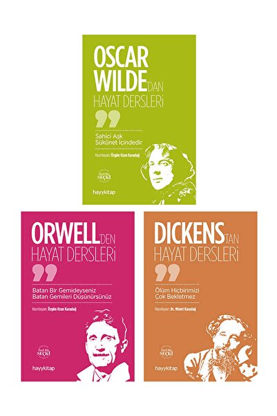 hayykitap 3 Kitap / Oscar Wilde’dan Hayat Dersleri - Dickens’tan Hayat Dersle...