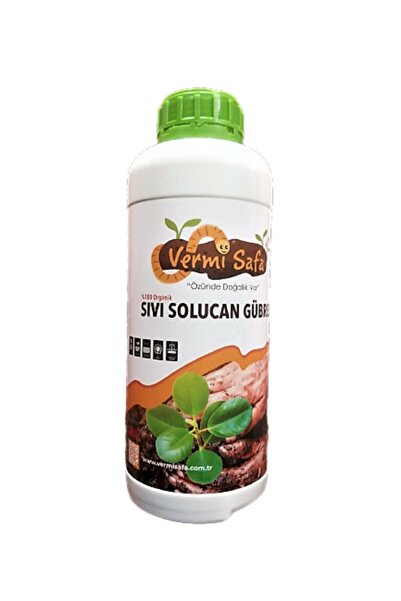 Vermisafa Organik Solucan Gübresi 2 Kg Katı 1 Lt Sıvı, Sebze, Meyve, Tarla, Sera, Bahçe Bitkilerinde..