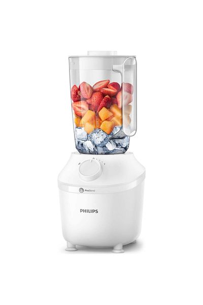 Philips Problend Technology, 450 W, Hr2041/00 Jug Blender, White, 2 Liters, Steel Blades