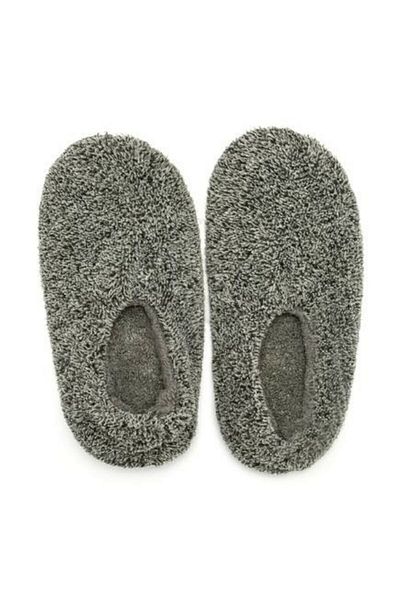Twigy Γκρι Unisex Relax Booties - Αντιολισθητική σόλα
