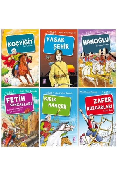 Genç Timaş Ahmet Yılmaz Boyunağa 6 Kitap Tarihi Macera Seti