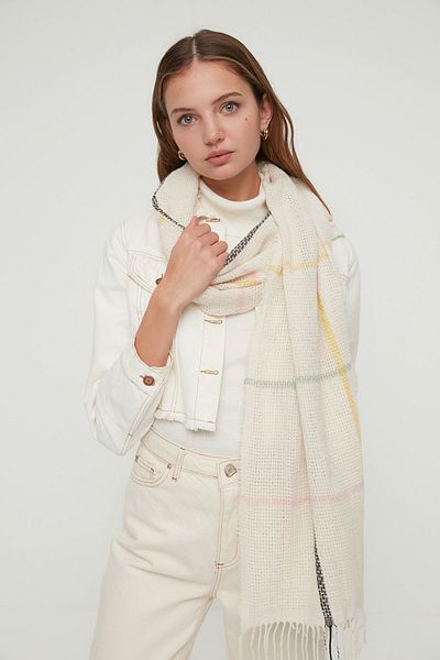 Trendyol Collection Schal - Ecru - Casual