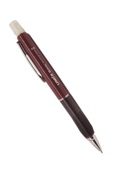 Umix Ackrow Versatil Pen 0.5 Tip Pen Claret Red 12 Pieces