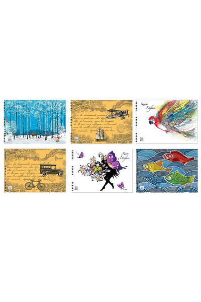 KESKİN COLOR 25x35 Spiral 15 Sheets Drawing Book