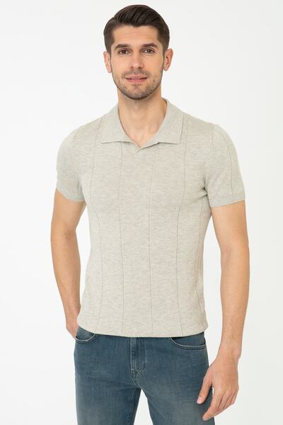 Pierre Cardin Ανδρικό πουλόβερ Kum Melange G021SZ0TK.000.1277810