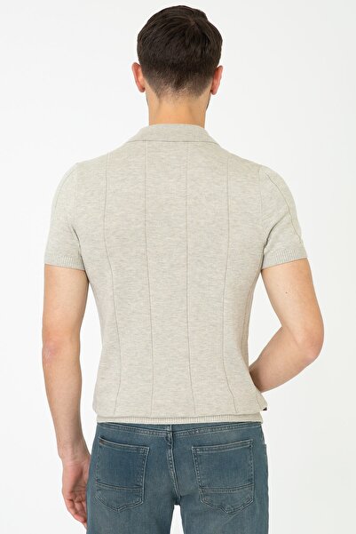 Pierre Cardin Sand Melange Men's Sweater G021SZ0TK.000.1277810