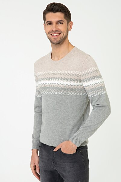 Pierre Cardin Acık Grı Melanj Erkek Hırka G021SZ0TH.000.1277871