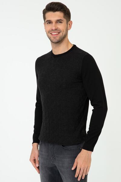 Pierre Cardin Sıyah Erkek Kazak G021SZ0TK.000.1295848