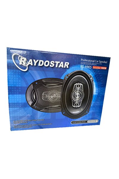 Manessa Raydostar Rs-6905 2 Adet Oto Hoparlör Oval 6x9 960watt Tweeterli Ms-6905