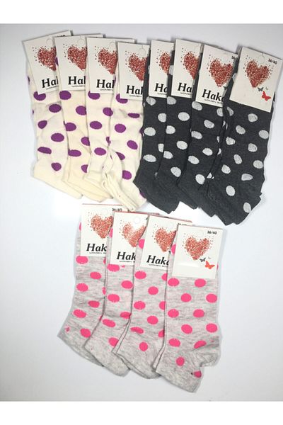 hakan çorap 12 Pairs of Women's Booties Socks 5pat