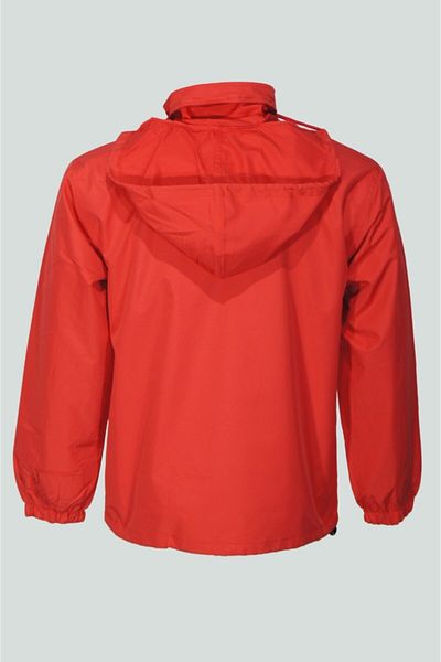 Uniprom Raincoat Mesh Lined Hooded Red Men's