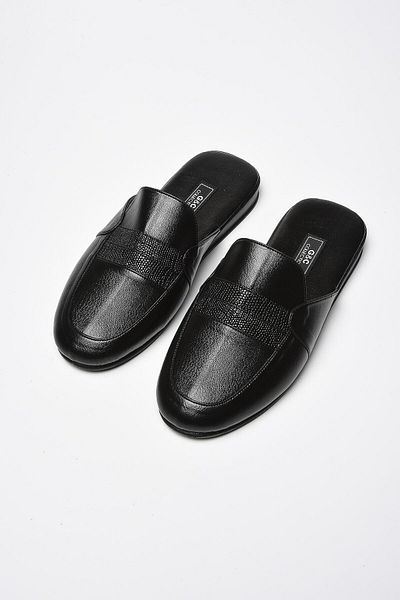 GC Men's Black House Slippers 310s