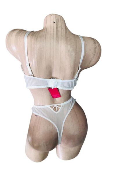 Nurteks Ecru Unsupported Bra Panty Set -