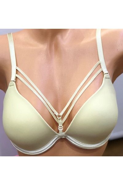 Nurteks Γυναικείο Μπεζ Underwire Σχοινί με Αναλυτικό Σχοινί