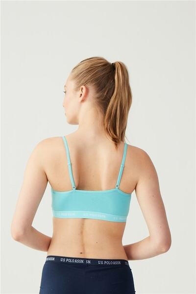 U.S. Polo Assn. US Polo AssnWomen's Comfortable Sports Bustier with Mint Cup L.2.0.1.L.0.14
