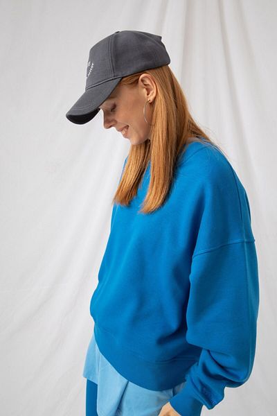 gothamvibes Дамски суитшърт Vibe Oversize в син цвят