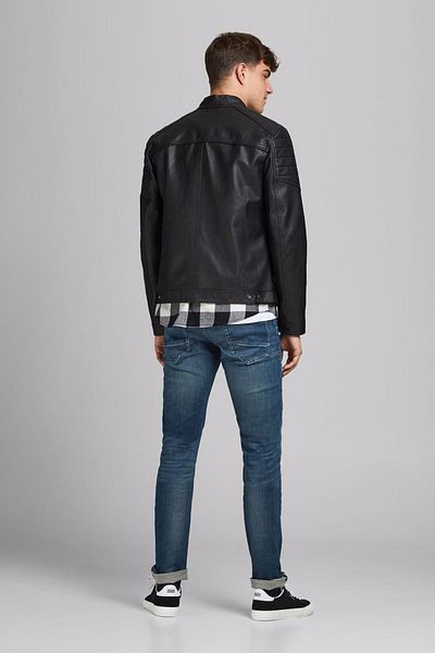 Jack & Jones Мъжко кожено яке Jjerocky 12147218