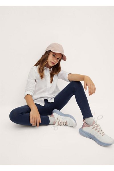 MANGO Kids Lässige Baumwoll-Leggings