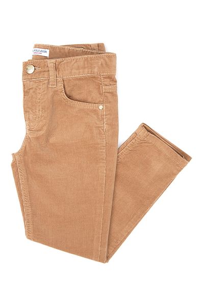 U.S. Polo Assn. Brown Girl's Sports Trousers