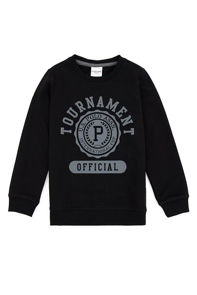 U.S. Polo Assn. Black Boy's Sweatshirt