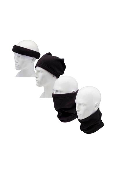 Streak Multi-Purpose Winter Men's and Women's Fleece Neck Collar Beanie Hat