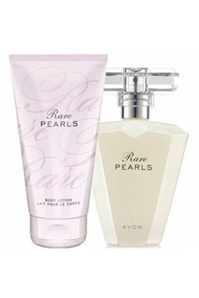 AVON Rare Pearls Kadın Parfüm 50 ml Edp + Vücut Losyonu 150 rarepearllllss