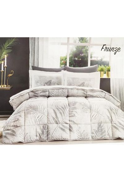 Özdilek Σετ ύπνου Ranforce Frunze Grey Διπλό