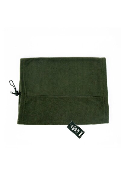EKA ASKER KOLİSİ Khaki Military Fleece Beret Neck Collar Gloves Set