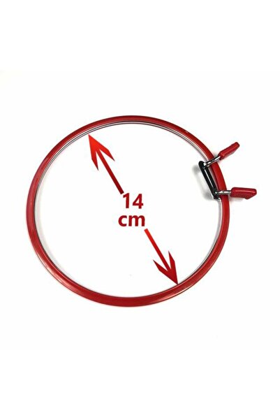 Nurge Nurge Çelik Nakış Kasnağı Kasnak Orta Boy Çap-14cm