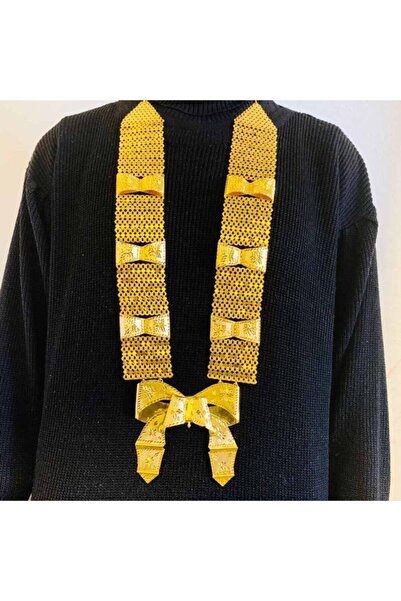 barisiva gold 22 Ayar Altın Kaplama Frenk Bağı Kolye