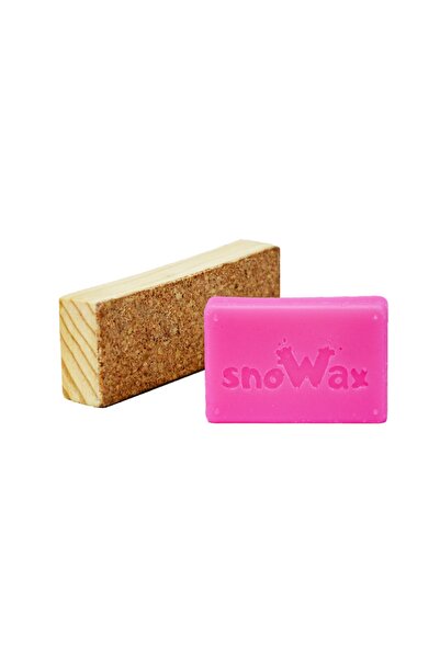 SNOWAX Rub-on Wax Soğuk Uygulama Wax Ve Uygulama Mantarı Cork Finishcork