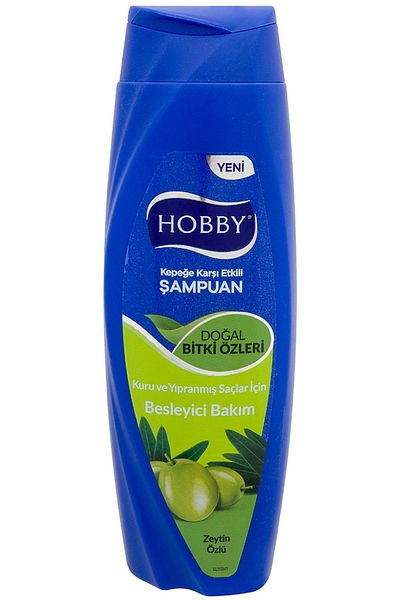 Hobby Olive Colored Shampoo - Plant Extract, 600ml Cap, Brand