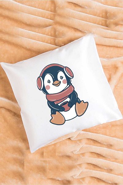 Hedizu Sweet Penguin Pillow