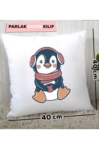 Hedizu Sweet Penguin Pillow
