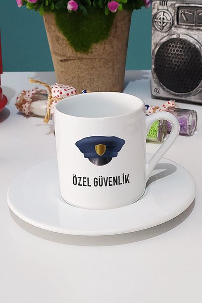 Hedizu Custom Safety Turkish Coffee Cup White