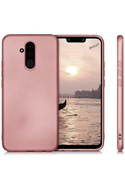 Molly Huawei Mate 20 Lite Uyumlu Rose Mat Silikon Kılıf